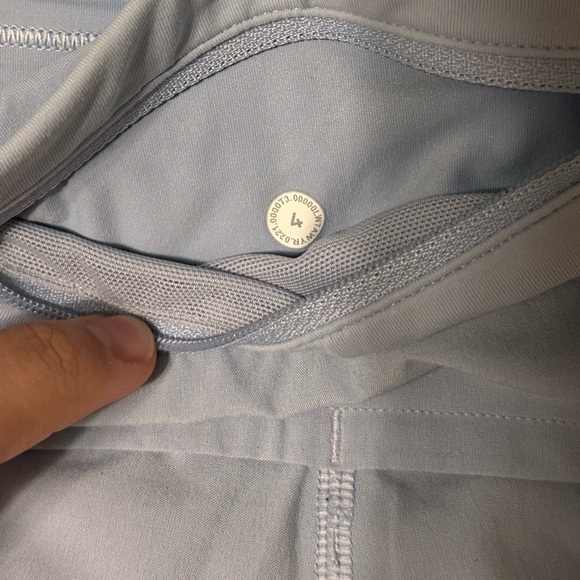 Lululemon Blue Linen Shorts - Picture 5 of 5